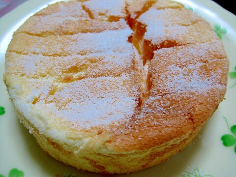 ふわふわなチーズスフレケーキ